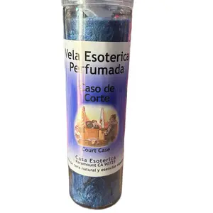 Veladora de Caso de Corte - Votive Candle for Legal Ritual & Favorable Court Cases - Esoteric Perfumed Candle - Casa Esoterica
