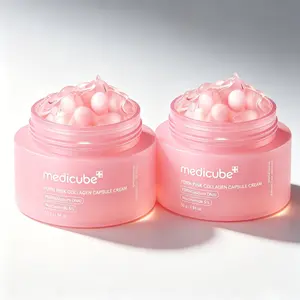 Medicube PDRN Pink Collagen Capsule Cream, Soothing Barrier Repair Moisturizer for Sensitive & Irritated Skin