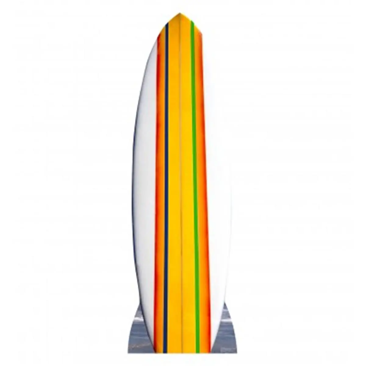 212 MAIN Advanced Cardboard Surfboard Stand-Up Cutout - 76 x 25 in Large-Scale Beach Party Decoration Items, Home Decor Accessory for Home Supplies