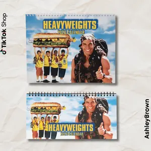 Heavyweights Movie 2026 Calendar Funny Gift, Retro Comedy Decor, Pop Culture Wall Art, Heavyweights 1995 Movie Print Gift, Funny 2026 Calendar, Vintage Movie Comedy Calendar 2026