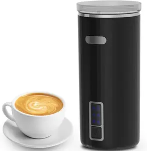 Milk Frother, 6-in-1 Electric Milk Steamer, 8.5oz/250ml Automatic Warm and Cold Foam Maker and Milk Warmer for Latte, Cappuccinos, Macchiato, From the Makers of Instant 400W, White