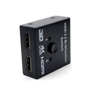 HDMI Switcher 2-in-1-out High-definition Video 1-in-2-out Smart HDMI Bidirectional Switcher Supports 4K*2k