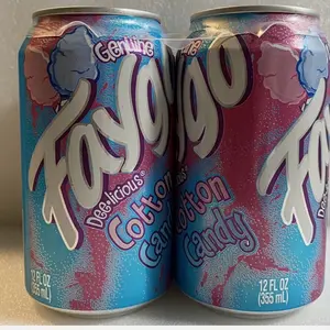 Cotton candy faygo soda cans Beverage 4 pack