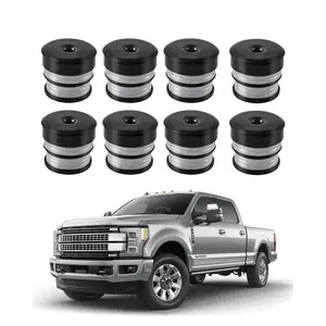 VEVOR Body Mount Bushing Kit, Compatible with 2008-2016 F250 F350 Super Duty, 64 PCS Silicone Body Mount Kit, Quick Replacement, Durable Components for Improving Bumpy Driving Performance, Gray