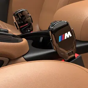 Car Seat Belt Extender Plug, Safety Seat Lock Clip, Compatible with Bmw M Emblem E46 E36 E34 F10 E90 F30 E60 E53 E30 E92 E87