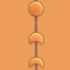 Orange Glow Mini Moon Phase – Ocean Jasper Crescent