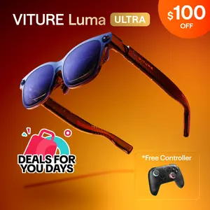 VITURE Luma Ultra XR/AR Glasses,smart glasses,152” 1200p Display, 1500 Nits Brightness,3 cameras, features hand gesture, full 6DoF, Works with iPhone 17/16/15, Android, Mac, PC, Switch 2, PS5 & Steam Deck.,father'sdaygifts