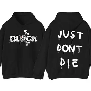 43 Block Legend Graphic Double-Sided Classic Hoodie,  Unisex Cotton Streetwear Sweatshirt, Just Dont Di printed Back Tee, For Men, For Women