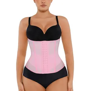 FeelinGirl Waist Trainers for Women Belly Tummy Control Long Torso Mesh Waist Cincher Waist Slimming Belts
