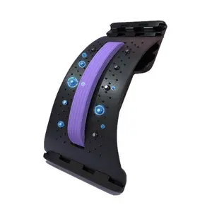 Back Board Adjustable Level Yoga Gear Multi-color Waist Stretching Cervical Massager Yoga Aid Tool Lumbar Back Support Top Lumbar Spine Support Device