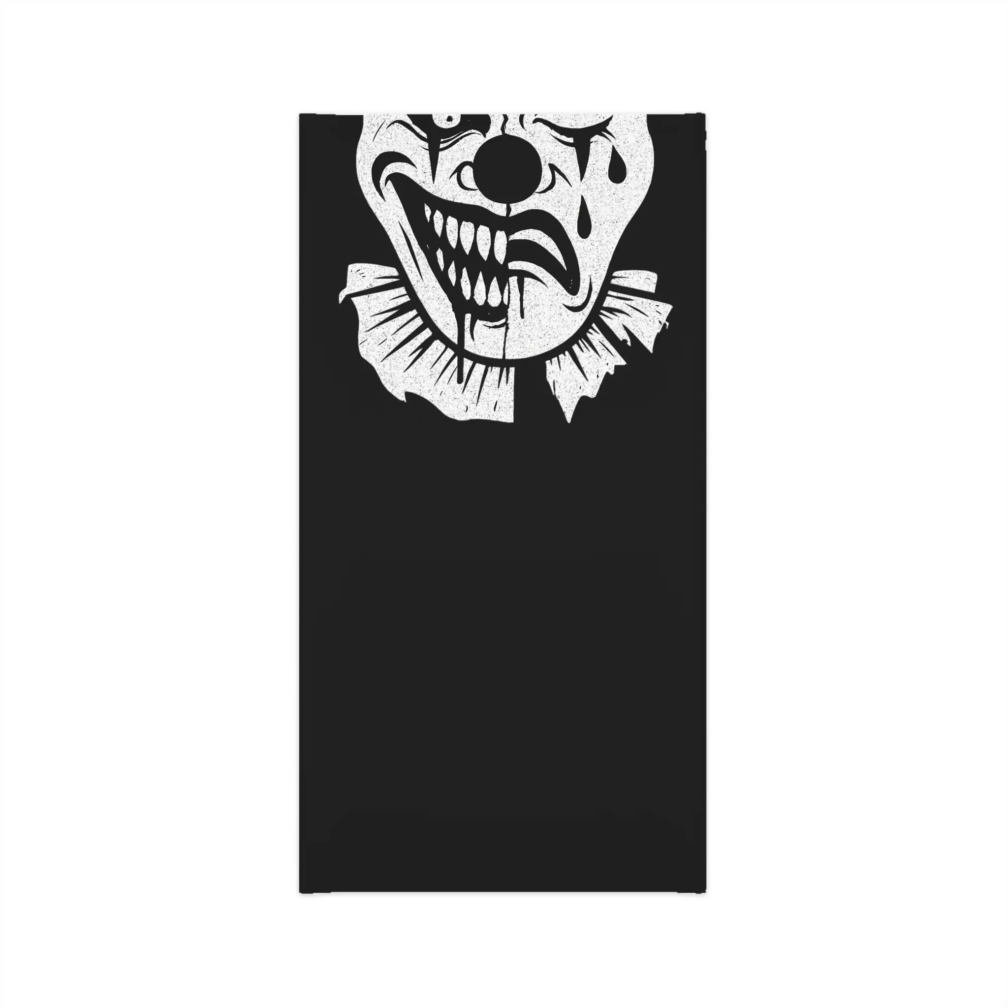 Smile/Cry Clown Facemask Graphic Neck Gaiter with Skull Design, Face Mask, Sports Bandana, Outdoor Accessory, Festival Wear