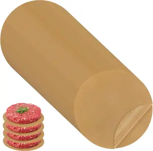 220pcs 4 inch Unbleached Parchment Paper Sheets for Baking Burger Patty Liners Heavy Duty Non-Stick Rounds for Separating Patties Bread Tortilla Wrapping