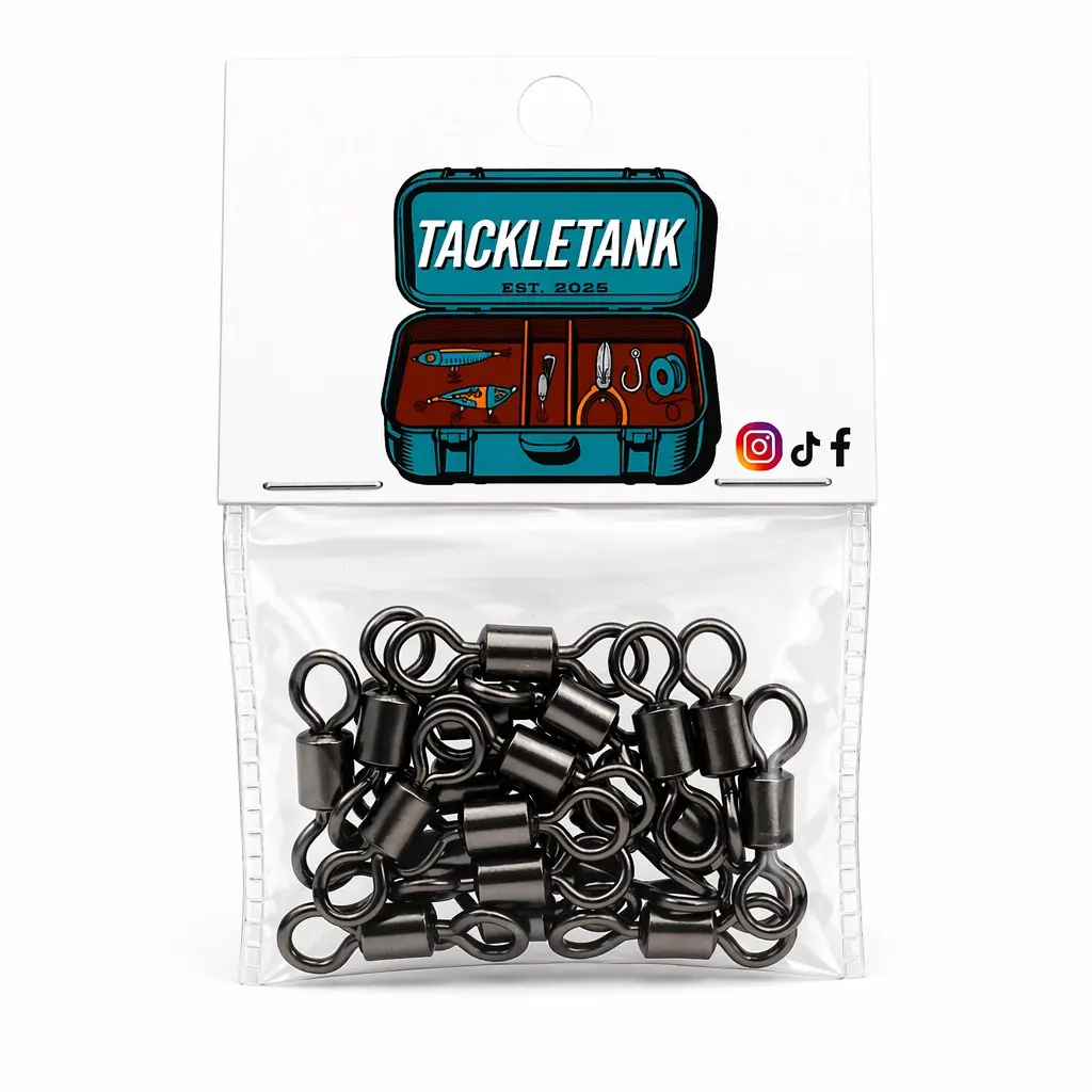 Black #3/0 Barrel Swivel