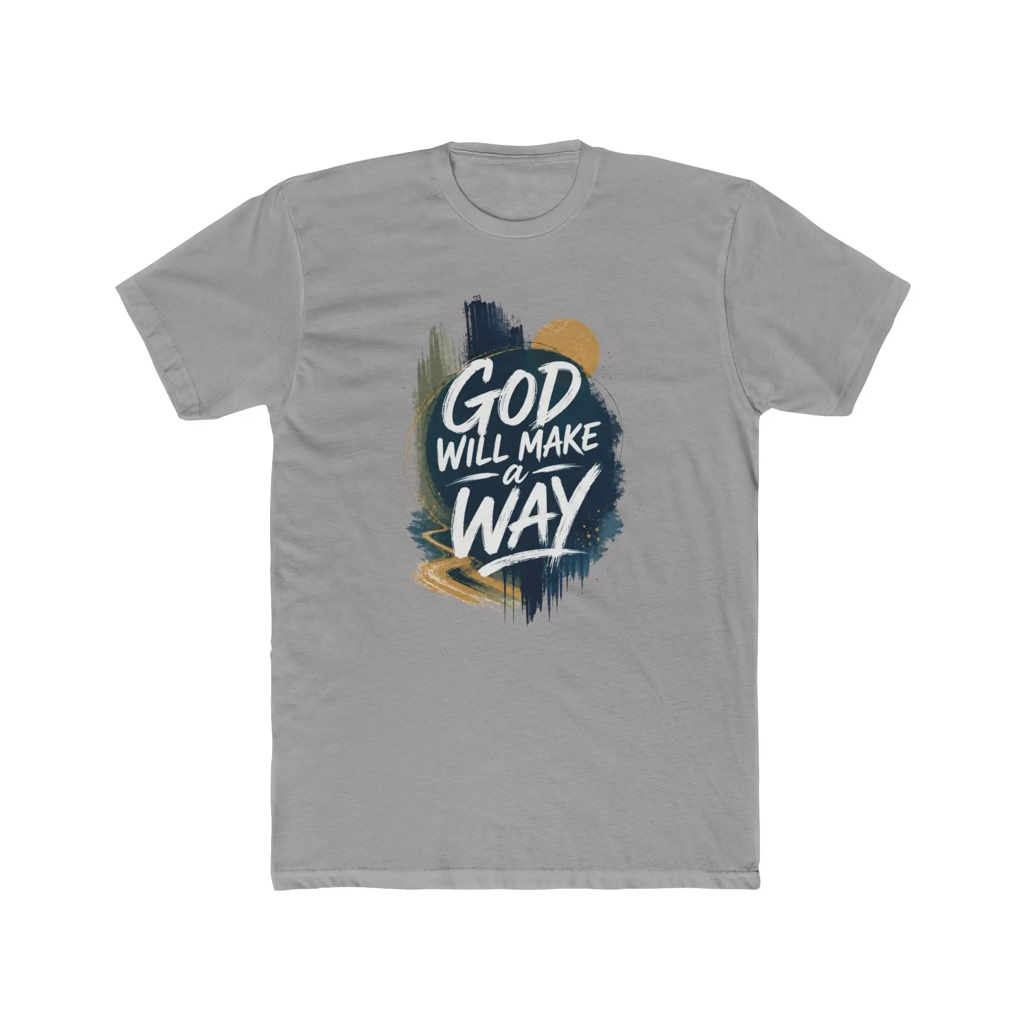 God Will Make a Way Unisex Cotton Crew Tee inspirational graphic tee