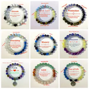 Natural Crystal Wholesaler crystals bracelets of various sizes