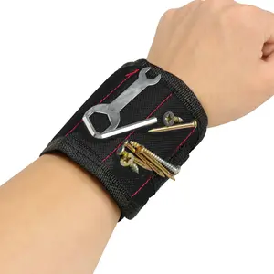 Magnetic Wristband Tool Kit with Screw Storage Bracelet Support Belt Tool, Durable Hand Tool Organizer for Electronics Repair and DIY Projects