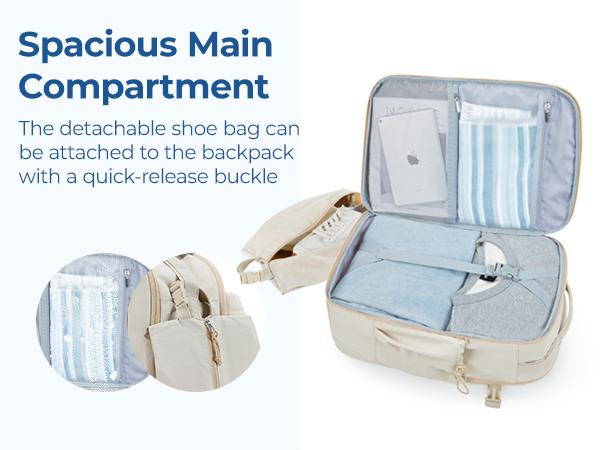 BAGSMART 17.3 Inch Carry On Travel 30L Backpack Travel Bag With Shoe Bag - Water Resistant Daypack for Men and Women TikTokShopHolidayHaul BAGSMART 17.3 Inch Carry On Travel 30L Backpack Travel Bag With Shoe Bag - Water Resistant Daypack for Men and Women TikTokShopHolidayHaul