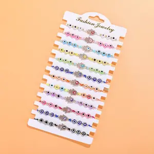 12 Piece Colorful Yarn Bracelet Set for All