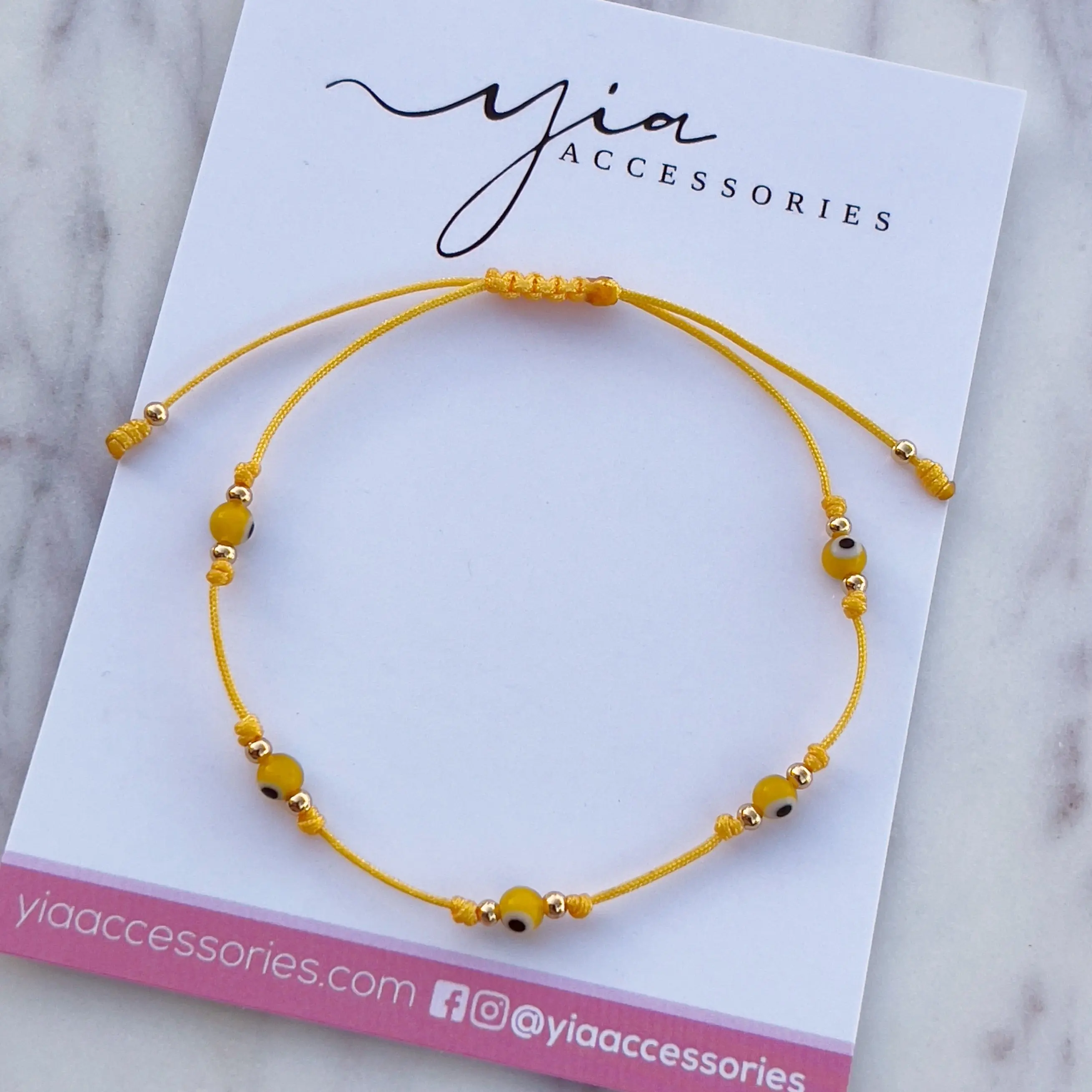 Dainty Mini Evil Eye Bracelet for Women, Hand-Crafted Gold Plated Beads, Adjustable Beaded Design, Good Luck Charm Jewelry, Beaded Bracelets