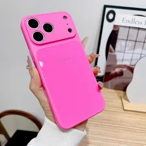 Macaron glass case for iP 17pro/17pm16pro/16promax/15promax/15pro/17, anti-drop phone case, Accessories, Smartphone, Casing, Cover