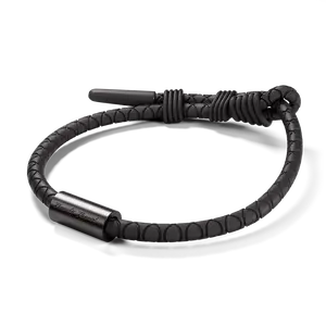 Rowdy Parrot FlexTech Adjustable Silicone Rope Bracelet: Waterproof, Sweatproof, Sunproof, Minimalist Surf, Golf Jewelry for Men - One Size Fits All