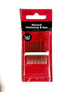 Richard Hemming & Son -- Hand Sewing Needles -- Sharps -- Size 9
