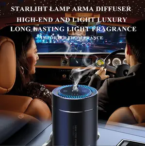 Car aromatherapy machine (no essential oil) - home aromatherapy oil diffuser - aromatherapy machine - air freshening and purification - breathing atmosphere lighting effect - starry sky lighting effect - multiple lights can be switched and adjusted