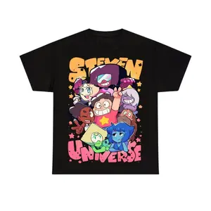Vintage Steven Universe Group Portrait Tee, Cartoon Network Fan Shirt,  Retro Colorful Style, steven universe merch, Mens Womenswear Top, Streetwear Apparel
