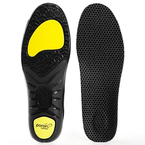 XINIFOOT Poron Arch Support Insoles with Carbon Fiber Shell - Shoe Inserts for Heel Pain Relief, Shock Absorption, Cushioning