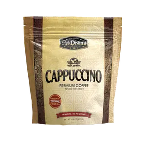 Cappuccino Premium Coffee - High-Quality Beverage with Rich Espresso and Flavorful Cappuccino Crema - Bean