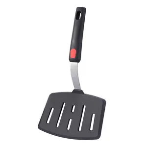 Non-Stick Silicone Cooking Spatula, High Heat Resistant, Sturdy Wide Turner, Comfort Grip, Versatile Silicone Cooking Utensils Kitchen Utensil for Griddle, Omelette, Fish & Steak, Nonstick Spatula, Multifunctional Kitchen Tools