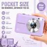 CAMKORY Portable Pocket Vlogging Digital Camera - 32GB Micro SD Card, Wrist Strap, Self-Timer, Anti-Shake, 16X Zoom, 1080P FHD, 44MP Point & Shoot for Daily Photography, Cool Mini Gadgets for Purse Digital Cameras, Teenage Boy Girl Gifts tiktokshopbacktos