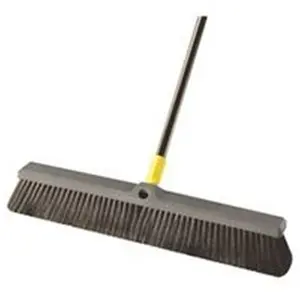 212 MAIN Quickie Bulldozer Multi-Sweep Push Broom - Series 533, Smooth Polypropylene Fiber, Durable Heavy-Duty Steel Construction, Ideal for Indoor Smooth Surface Sweeping
