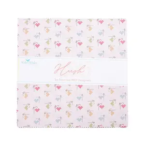 Hush Hush 10" Squares Low Volume Background Fabrics Layer Cake