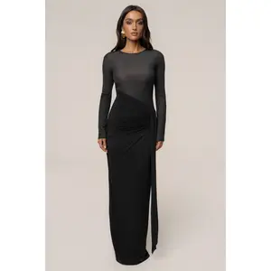 Black Halo Hour Maxi Dress