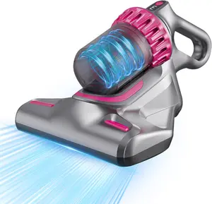 Mattress Vacuum Cleaner 10KPa Suction UV-C Light HEPA Filter 4 in 1 Bed Cleaner Sofa Car Carpet Pet Hair Handheld Deep Cleaning Dust Mite Remover Sanitizing