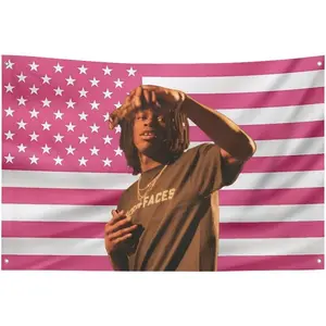 Vibrant Daniel Flag Tapestry Wall Hanging Caeser Poster Art Print - Home Decor Aesthetic Room Decorations for Living Room, Bedroom, Dorm Gift Colorful Lightweight