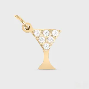 Martini Glass Charm