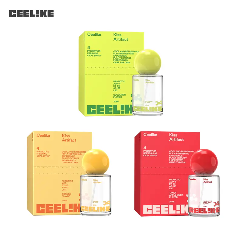 CEELIKE Oral Spray, 3-Pack Set, Freshens Breath, Available in Five Flavors CEELIKE Oral Spray, 3-Pack Set, Freshens Breath, Available in Five Flavors