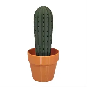 Cactus Toothpick Dispenser 3D Printed Cactus Toothpick Holder for House Plant People Who Can'T Keep Plants Alive Decor B