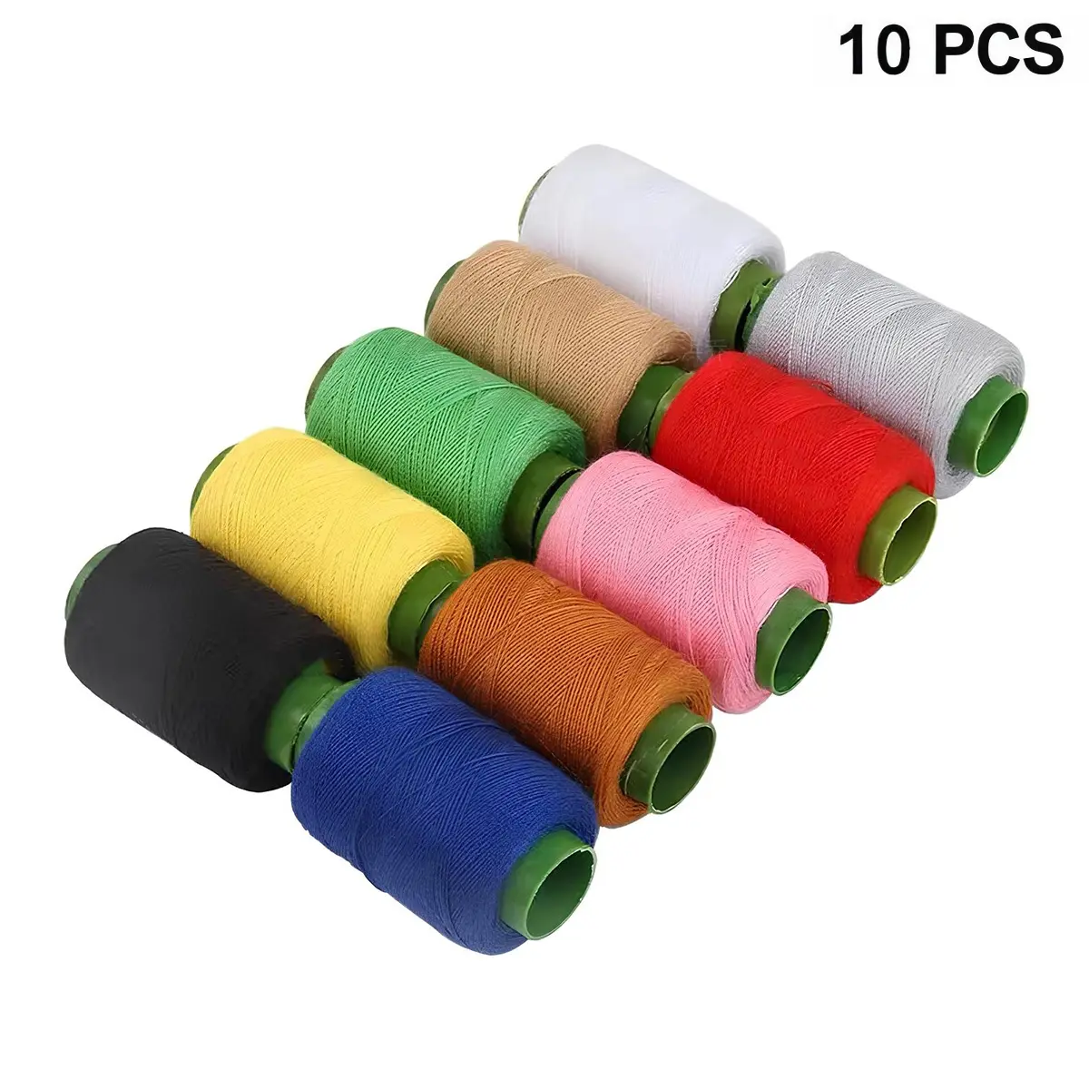 LZDJTQ Sewing Thread 10 Colors Polyester Thread Sewing for Hand Sewing, Quilting and Sewing Machine Sewn Embroidery Seamless Stitching