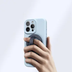 1pcs Adjustable Magnetic Silicone Phone Holder, Strong Anti-Loss Installation, Fits iPhone 15/14/13/12 Series, Easy Install & Remove