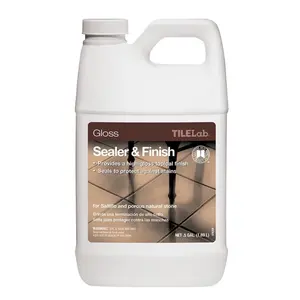 212 MAIN Custom Building Products 1017328 Gloss Sealer & Finish, Low Odor, Stain-Resistant, Prevents Mar-Age Yellowing, Enhances Color, True Protective Coating for Home Improvement Flooring & Roofing