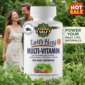 Once Daily Multivitamin with Iron & 48 Organic Superfoods – Vitamins A, B12, C, D, K2, Probiotics & Antioxidants | 30 Capsules