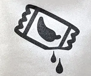 Premium Cast Matte Black Cast Vinyl Taco Sauce Decal