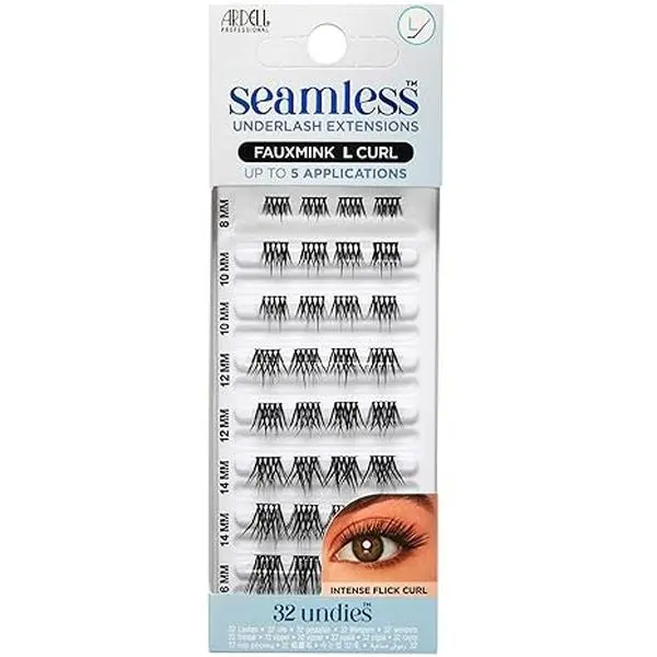 Ardell Seamless Underlash Extensions - Fauxmink L Curl, Up To 5 Applications, 32 ct, 1-pack