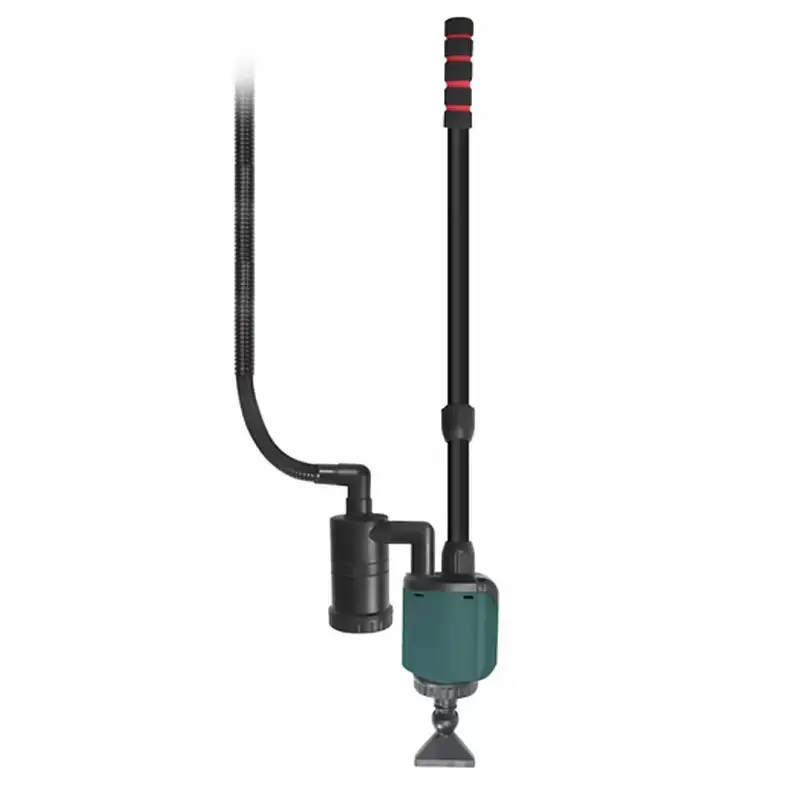 Electric Aquarium Gravel Vacuum Fish Tank Cleaner - 5-in-1 Water Changer, Sand Washer, Adjustable Length, Low Water Level Operation for Freshwater & Saltwater Tanks