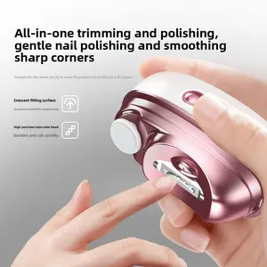Nail Drill UV Lamp Electric Nail Clipper Adult Anti-Pinch Nail Clipper Automatic Multi-Function Nail Polisher