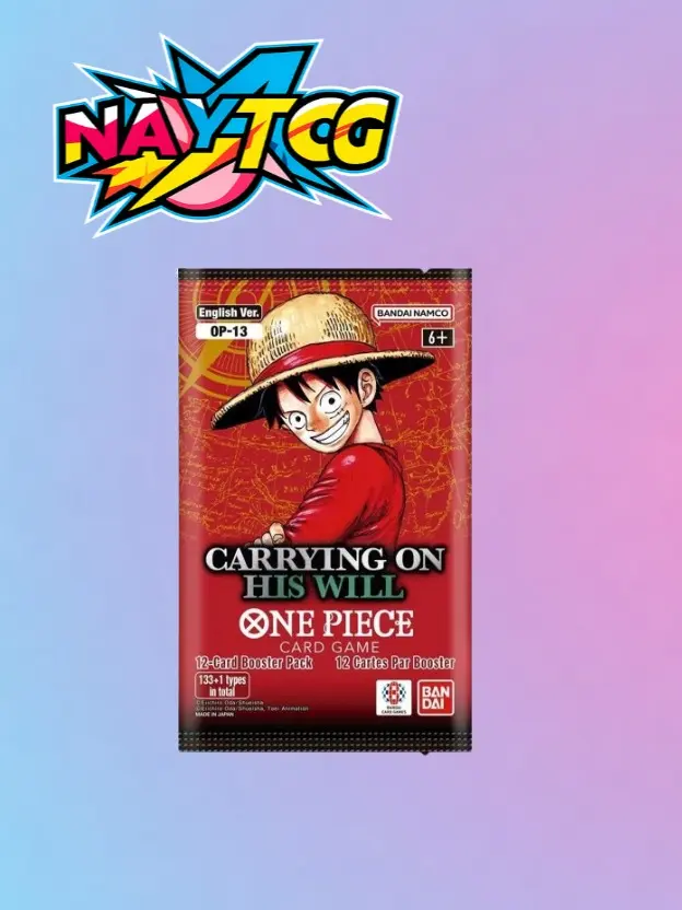 One Piece: (OP-13) Carrying On His Will Sleeved Booster Pack - TikTok Shop One Piece: (OP-13) Carrying On His Will Sleeved Booster Pack - TikTok Shop