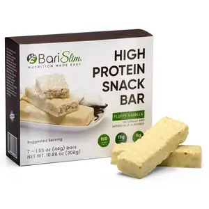 High Protein Snack Bar for Bariatric Patients - Nutrient Rich Snack for Post-Surgery Wellness - Fluffy Vanilla